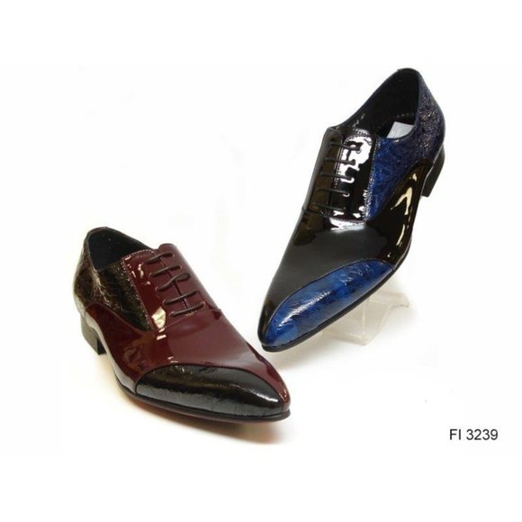 NWB Fiesso LEATHER Genuine RED Patent shoe FI3239 - Picture 2 of 5